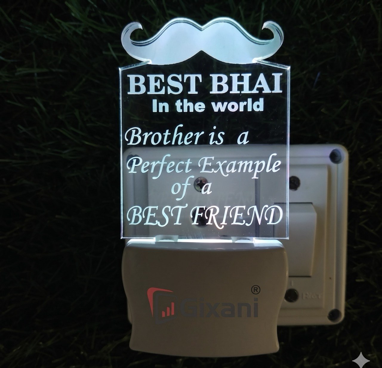 Custom Glow-Art Night Lamp – The Perfect Gift for Brothers